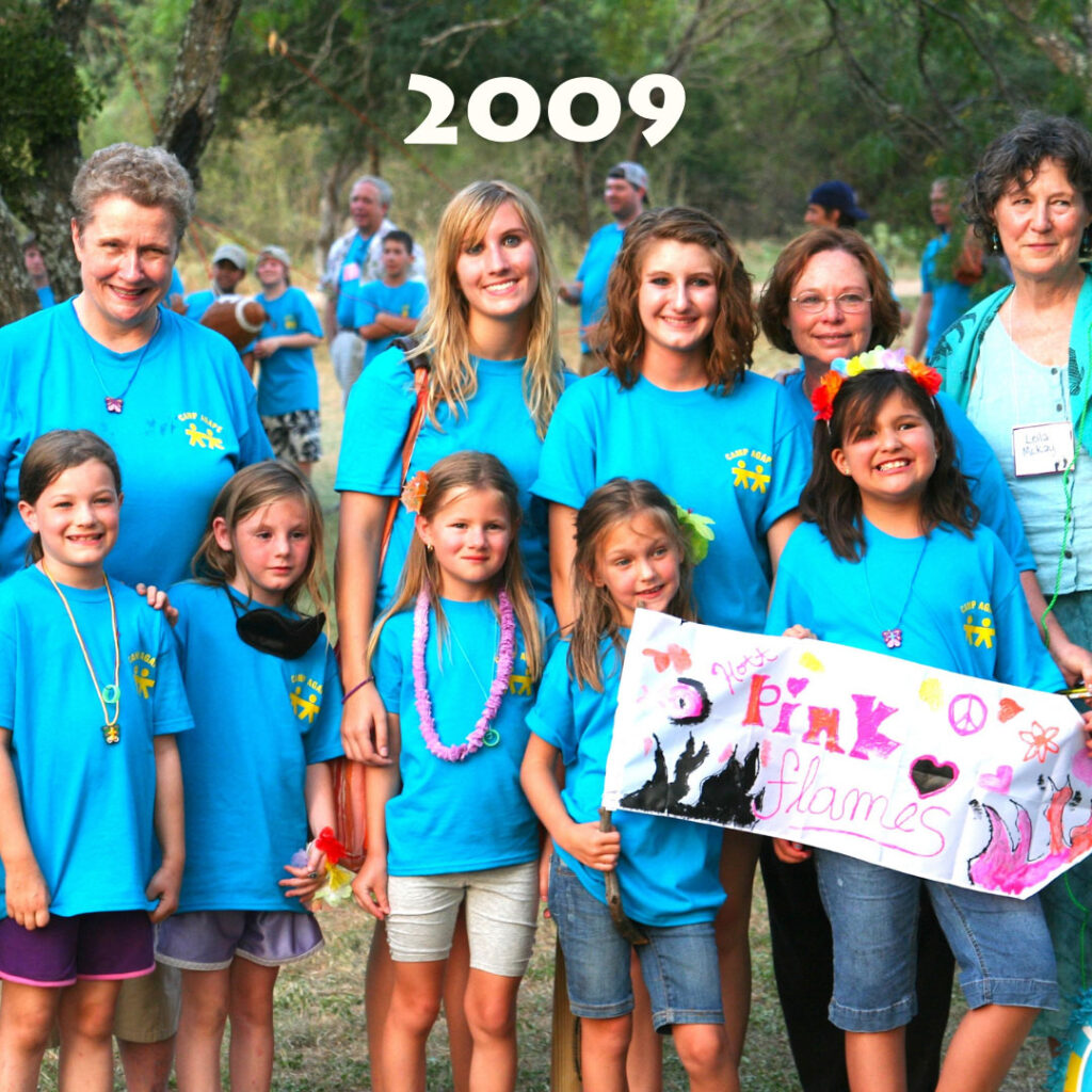 photo from 2009 to celebrate 25 years of grief recovery Lights of Love